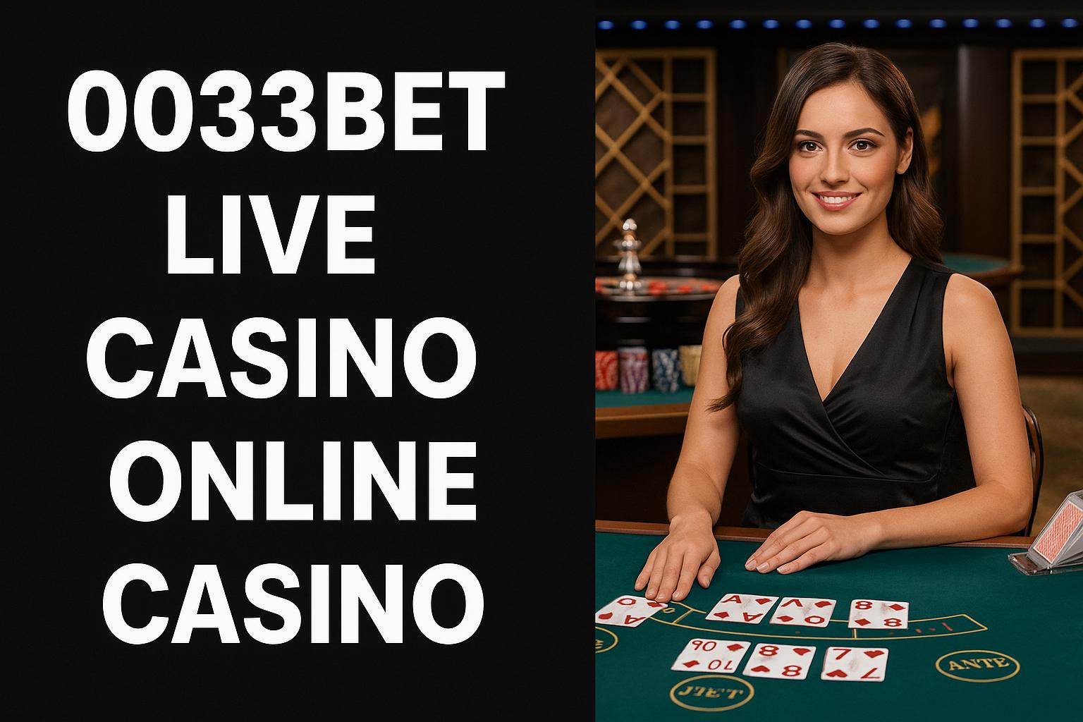 O 0033BET Live Casino lança promoções regularmente