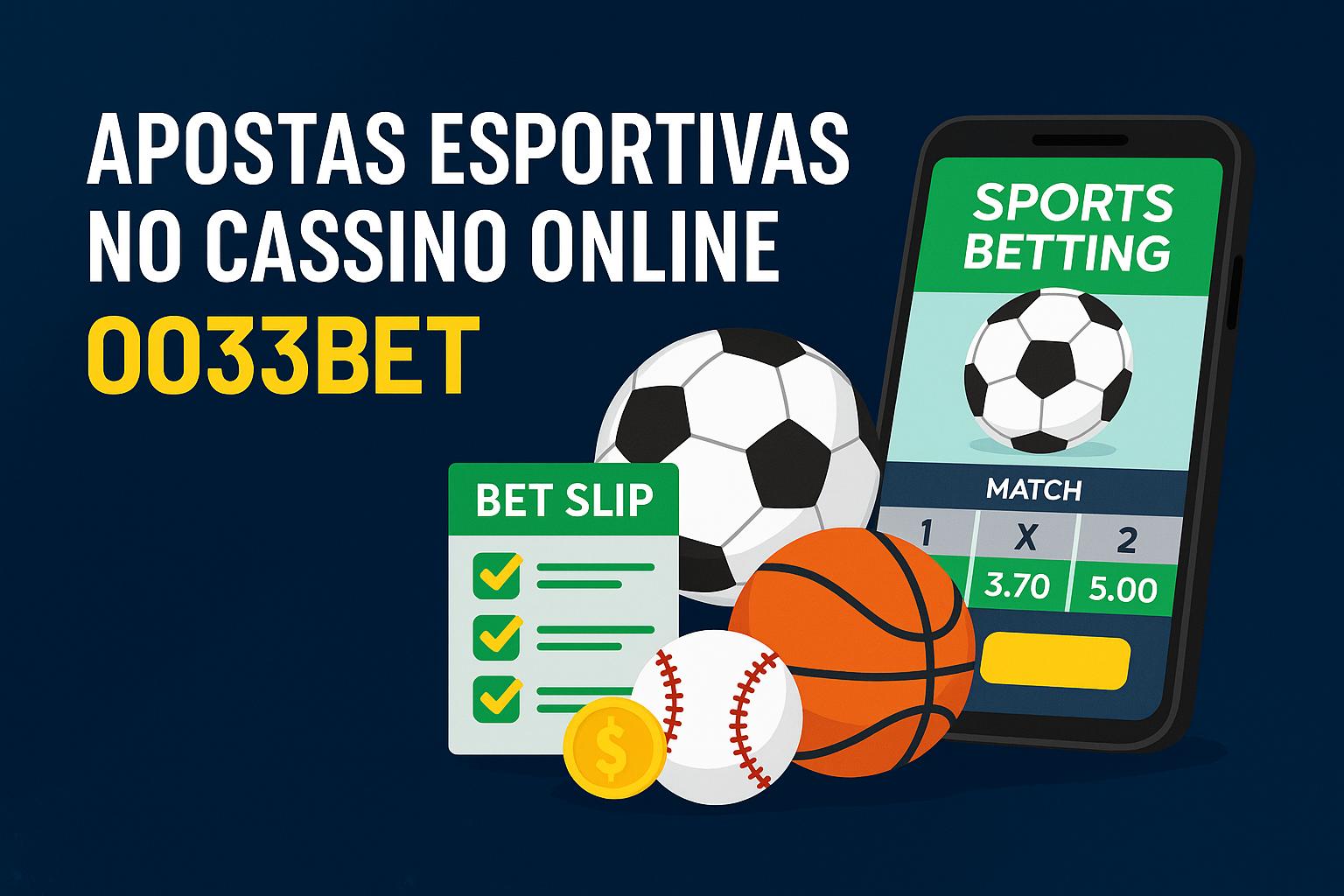 Aposte em apostas esportivas no cassino online 0033BET