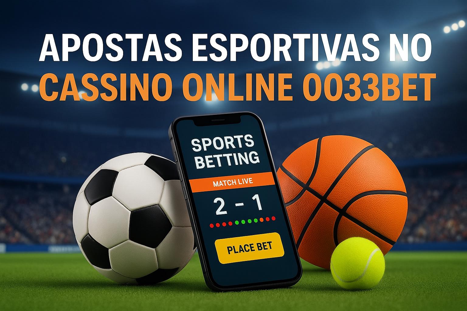 Apostas esportivas no cassino online 0033BET